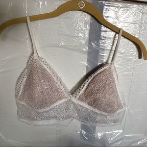 Victoria’s Secret bralette, off white. Lightly lined.
